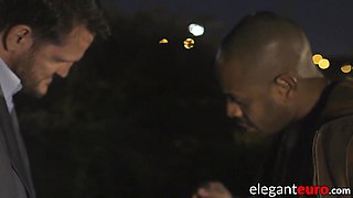 Euro prostitute double penetrated during dirty cop gangbang