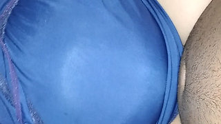 Busty Piranha Riding on Wood!