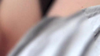 A Married Woman Masturbates in Front of the Mirror