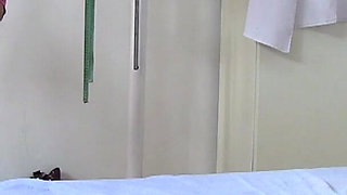 Mature gyno - kinky gynecologist records his mature chubby female patient on a cam