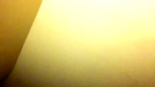 Big Tits Tranny Jerking her Big Hard Cock