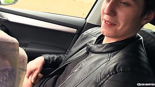 hot man gets offered a good amount a money in exchange