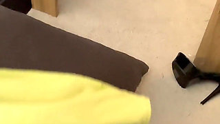 Private Footjob Long Black Marble Toenails Solejob - Blonde Milks You to Cum on Soles