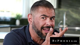 Hot Roommates Spitroast Military Hunk Before His Deployment Trip Home