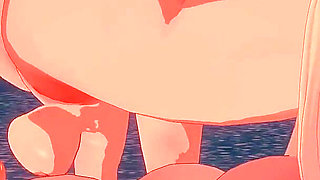 Marin Kitagawa Three Studs at a Beach Hideaway to Get a Sticky Bukkake