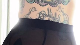 Close up masturbation with big cumshot