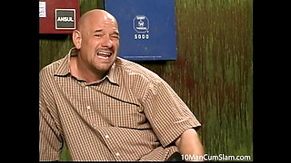 Movie From Holly Hollywood of 10 Man Cum Slam