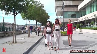 European slaves public disgraced