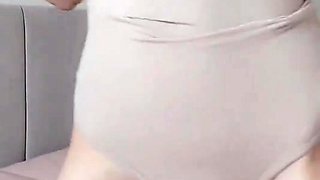 Hot Girl Mila Azul teasing and stripping with her perfect