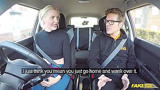 Tall British Blonde Gets Creampied In Her Tight Pussy