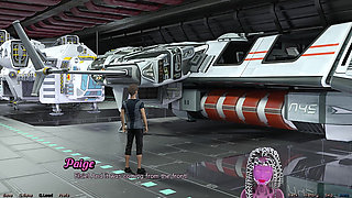 Stranded in Space - Planning on Fucking Hot Blue Haired MILF