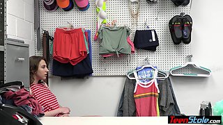 Obedient teenage making love a guards big cock