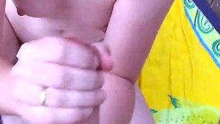 German MILF Jessy Blows a Big Cock in Public