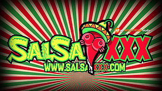 Becky gets Wild and Dirty on the Couch at SalsaXXX