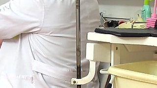 Mature Gyno - Hot MILF caught by her gynecologist's office