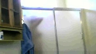 Mexican Aunt Maria spied on in the shower