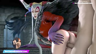 Huge hentai, girl cock, man-meat