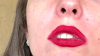 Uvula Spit Close-up POV