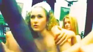 HUSBAND GET THE BLONDE GIRLS TRIO OF HIS HAREM DREAMS: Blowjob, Doggy  Eporner Porn