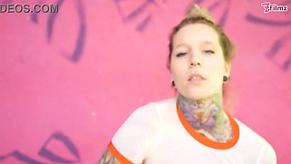 Alternative TATTOO pornstar rough ANAL fuck by BIG DICK - ATM, GAPE, deepthroat, facial cumshot (goth, punk, alt porn) ZF110