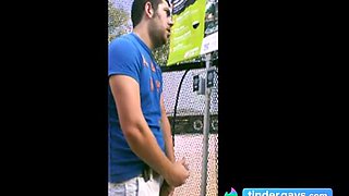 Home Depot Bear Jacks Off in the Garden Center