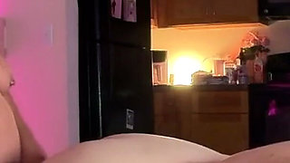 Big Bear Fucks Piggy Rose BBW Tight Ass (side View)