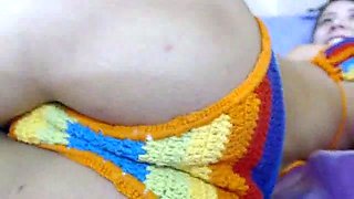 Pale amateur teen brunette Lynn Love