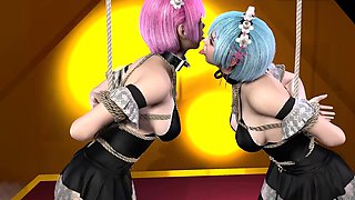 Rem and Ram bondage