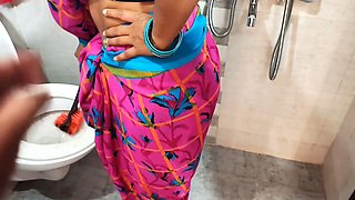 Sir, please fuck me hard while I moan, the maid Ashu is ready for action in the bathroom