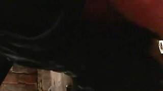 Crazy woman gets whipped strongly