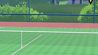 Ep14: Hentai Scenes with Maureen, Chris and Evonne - Academy Love Saga: Tennis Angels Ex