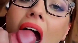Busty JenKowski bukkake cumslut