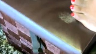 Foot fetish Close up feet and toes tease