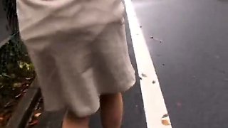 Voyeur of amateur asian body massage