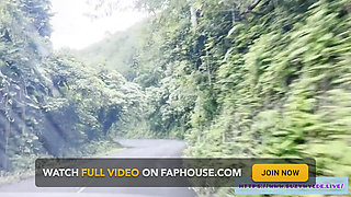 Sfw Road Trip to Hana for Suzy Wylde in Waimoku Falls, Maui