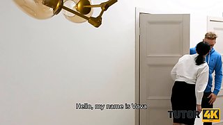 Tutor4k. mature tutor thinks it's nicer to bang than train hopeless student