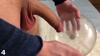 Hot Solo Boy Makes DIY Fleshlight with Banana - Stay Home Tutorial
