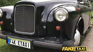 Fake cab lovely small teenager gets free-for-all ride