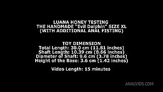 Luana Honey Testing The Handmade Dolphin Size XL (With Additional