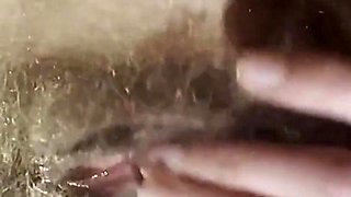 Teacher Masturbates Her Hairy Wet Pussy During Break