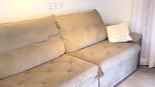 Lusty Buxom Fit Latina MILF Enjoys Huge Dick Of Her Stepson's Friend & Tastes His Cum