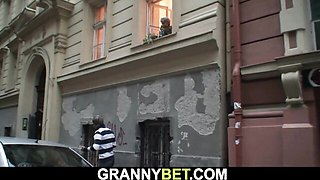 Nice-looking squeeze at big tits scene