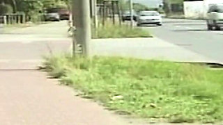 Blonde Babe Sucks Cock in Bathroom and Car