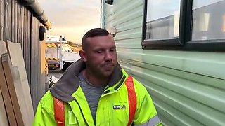 Hardcore Office Anal Threesome with Jaiden West