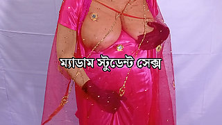 Beautiful madam having sex with student