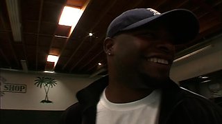 Blonde has fun with big cock