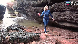 Salty Wetsuit Toe Sucking Slut