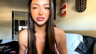 Curly Blonde Teen Records Solo Dildo Masturbation More at