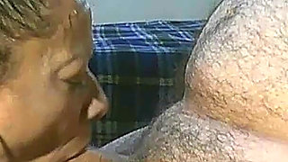 Cougar Cum Swallow - on Her Knees Sucking My Cock