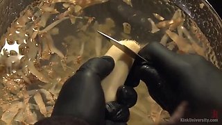Dee Williams Figging Fetish: Hot Blonde Anal with Ginger Toy & Squirting Orgasm
